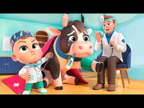 Baby Helps Animals! Boo Boo Song | Lalafun Nursery Rhymes