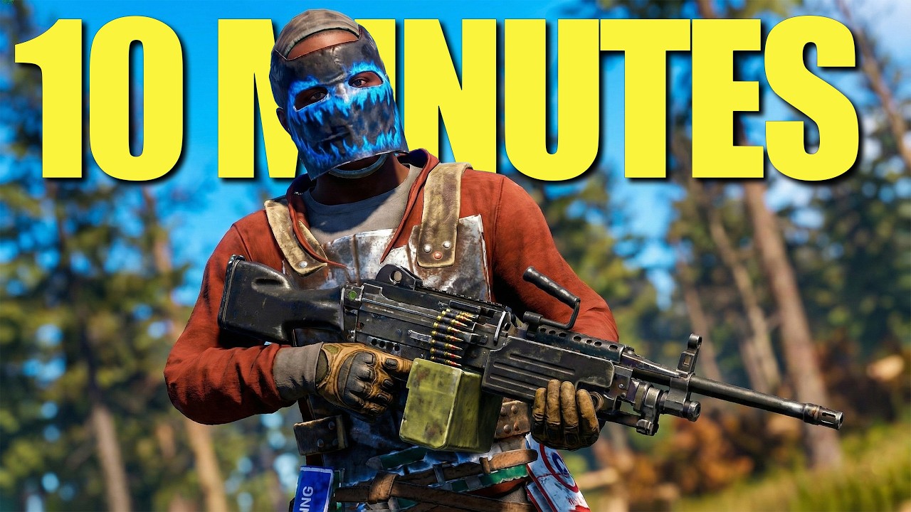 ROCK TO M249 IN 10 MINUTES - Rust - YouTube