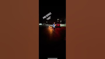 Pro Series lights and cones being set out.