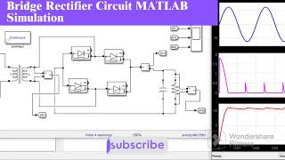 MATLAB Design and Simulation of Bridge Rectifier Circuit | MATLAB for Electrical Engineers