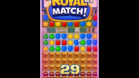 Royal Match Level 29 - No Boosters