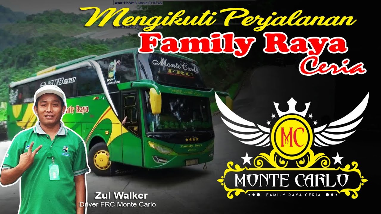BUS FAMILY RAYA CERIA | Special Bus FRC Monte Carlo Padang - Jakarta ...