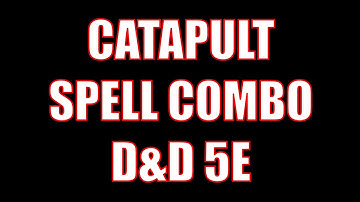 Catapult the Net - 5E Spell Item Combo