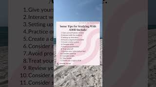 Tips for Studying with ADHD