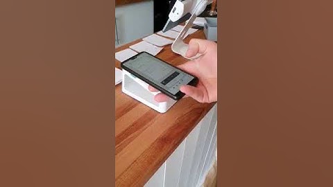 imagine a paperless receipt via NFC