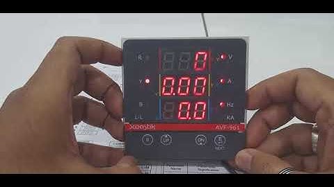 SWASTIK AUTOMATION AVF 961 CONECTION & PARAMETER SETTING