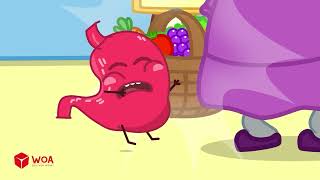 Baby, Dont Overeat - Your Stomach Got A Boo Boo - Learn Healthy Habits For Kids Kids Cartoon