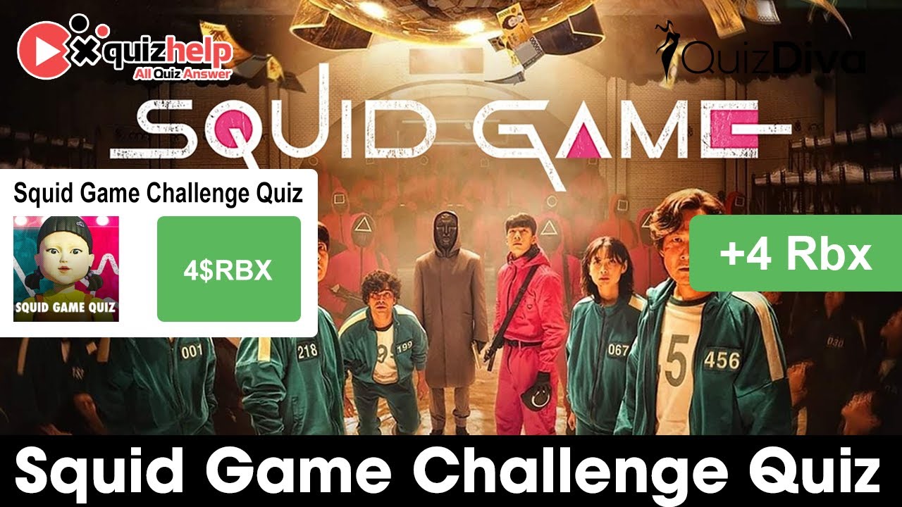 Squid Game Challenge Quiz Answers Score 100%