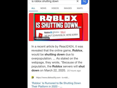 Is Roblox Shutting Down In Twenty Twenty