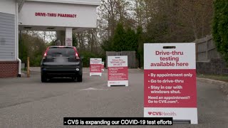 Self-swab COVID-19 testing at CVS Pharmacy locations