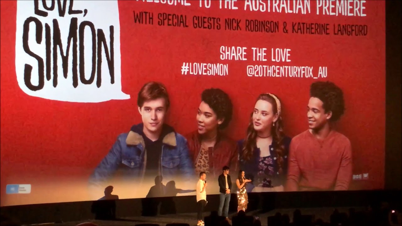 Love, Simon Australian Premiere - Nick Robinson & Katherine Langford