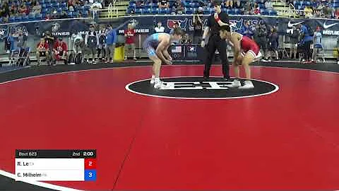 132 Lbs Consi Of 64 #1 - Ruben Le, California Vs C...