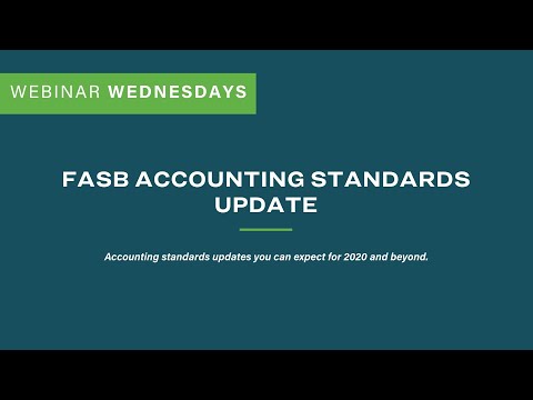 Video: Mikä on uusi FASB:n tulojen kirjaussääntö?