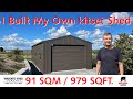 Diy shed project complete build with a waikato kitset shed  waikatoshedsconz