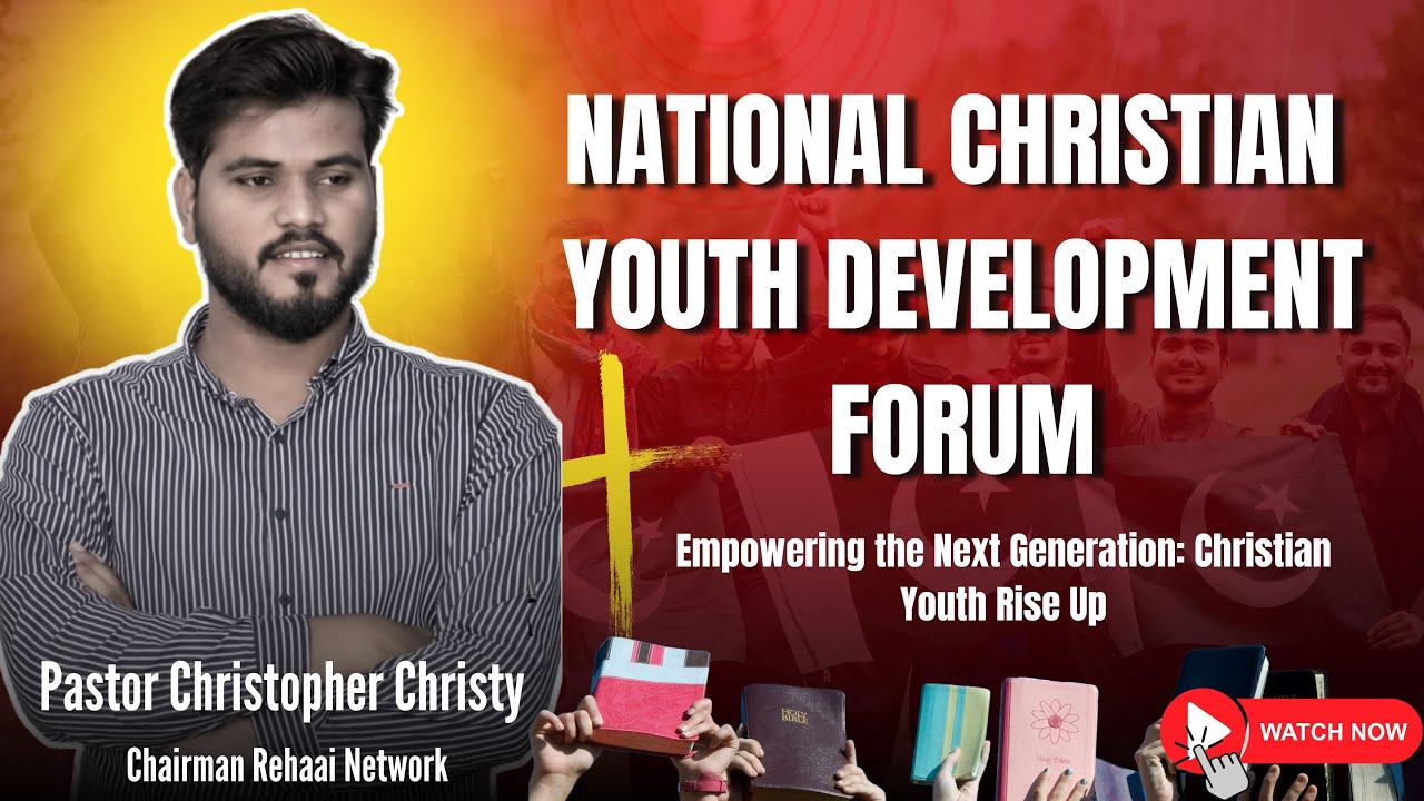 "Welcome to the National Christian Youth Development Forum!" Rehaai Network Pastor Christopher