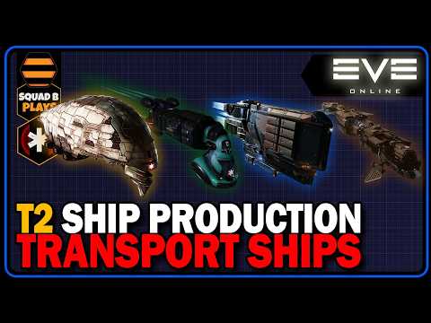 EVE Online Industry Guide — Getting Started With T2 Transport Ship Production (Ep 1)