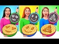 Emojis Comida Desafío | Desafío de alimentos grandes, medianos y pequeños Multi DO Food Challenge
