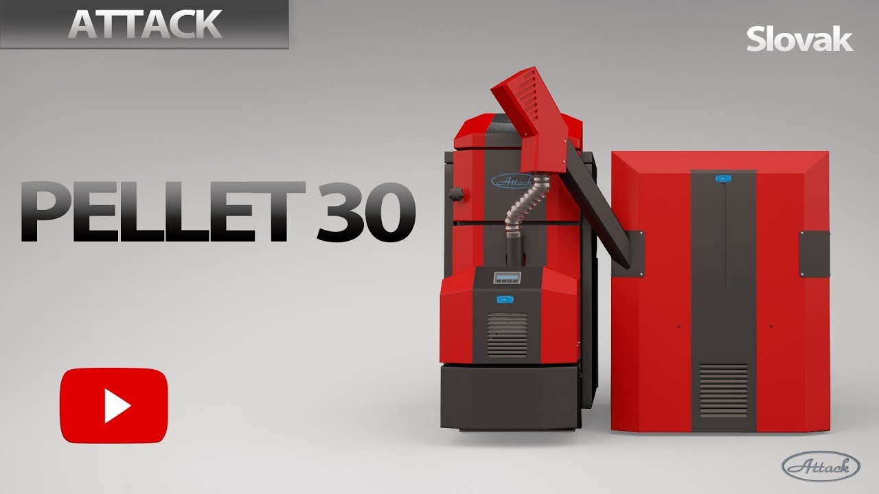 ATTACK PELLET 30 AUTOMATIC Plus - Návod na rozkúrenie a čistenie peletového  kotla - YouTube