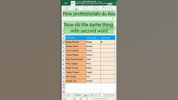 uses of flash fill in excel #shorts #excel #exceltips #computer