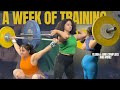 This is How I Train Olympic Weightlifting- WEEK OF WORKOUTS