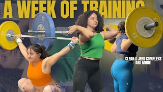 This is How I Train Olympic Weightlifting- WEEK OF WORKOUTS