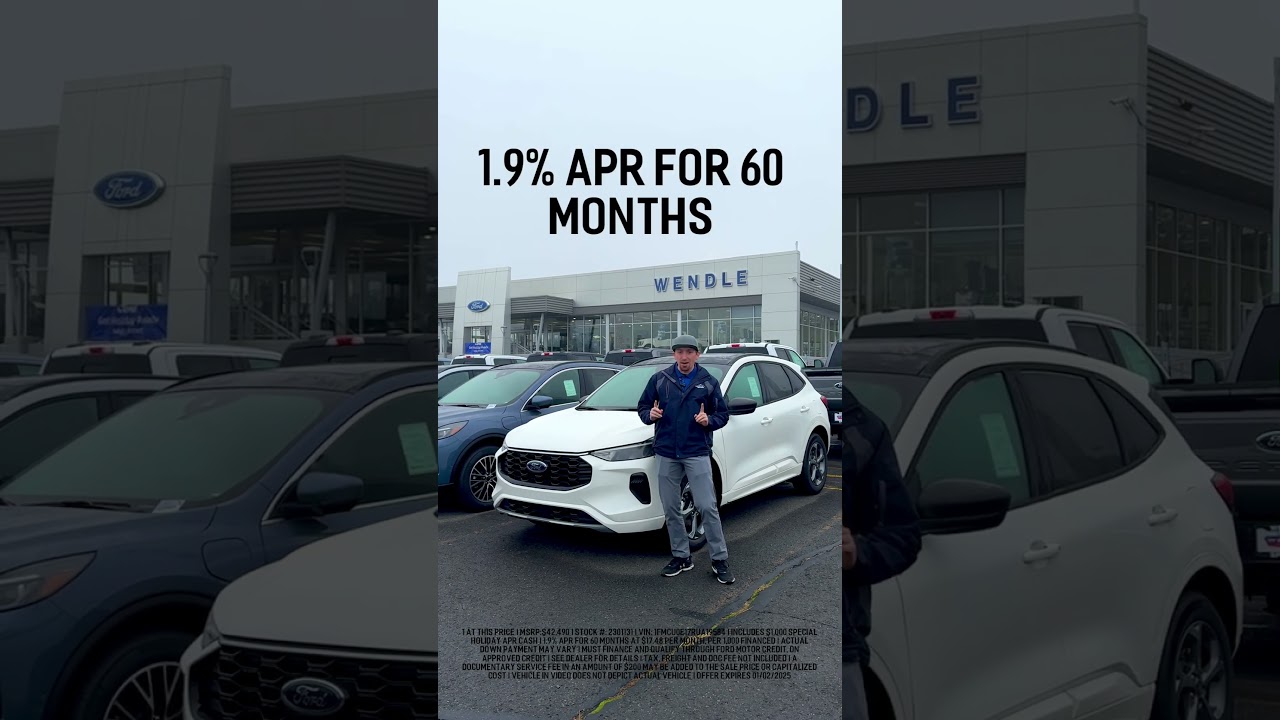 Wendle Ford | 🎅2024 Ford Escape PHEV🔌 | Spokane WA