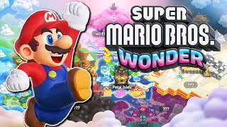 Super Mario Wonder! World 2 100% Playthrough Fluff-Puff Peaks [ALL Secret Exits, Purple Coins,Seeds] screenshot 4