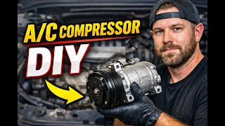 2004 Mitsubishi Galant 3.8L 6G75 A/C Compressor Replacement (DIY Repair)