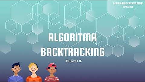Mengenal Algoritma Backtracking