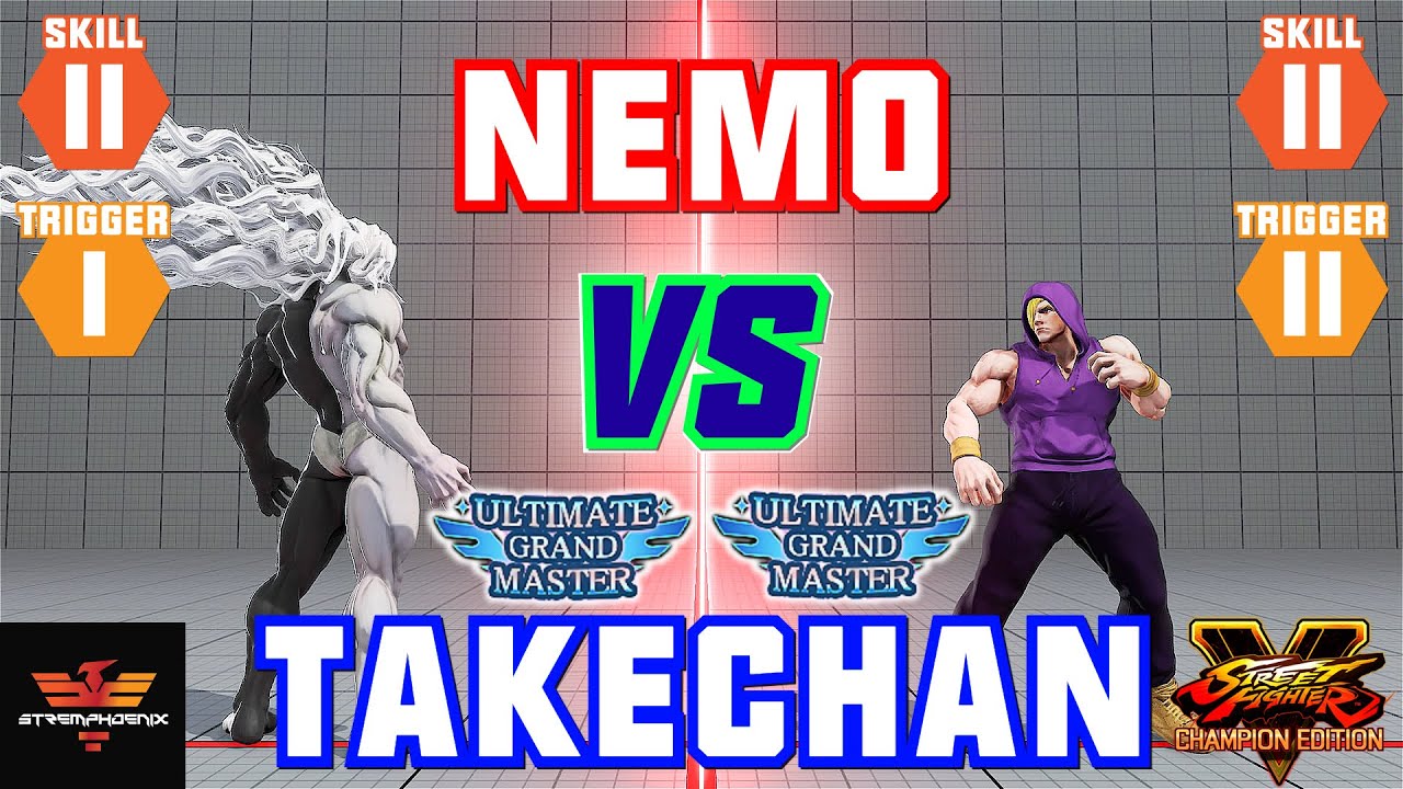 スト５✨ネモ [ギル] 対 猛者 [エド] | SFV CE✨Nemo [Gill] Vs takechan [ED]✨SF5