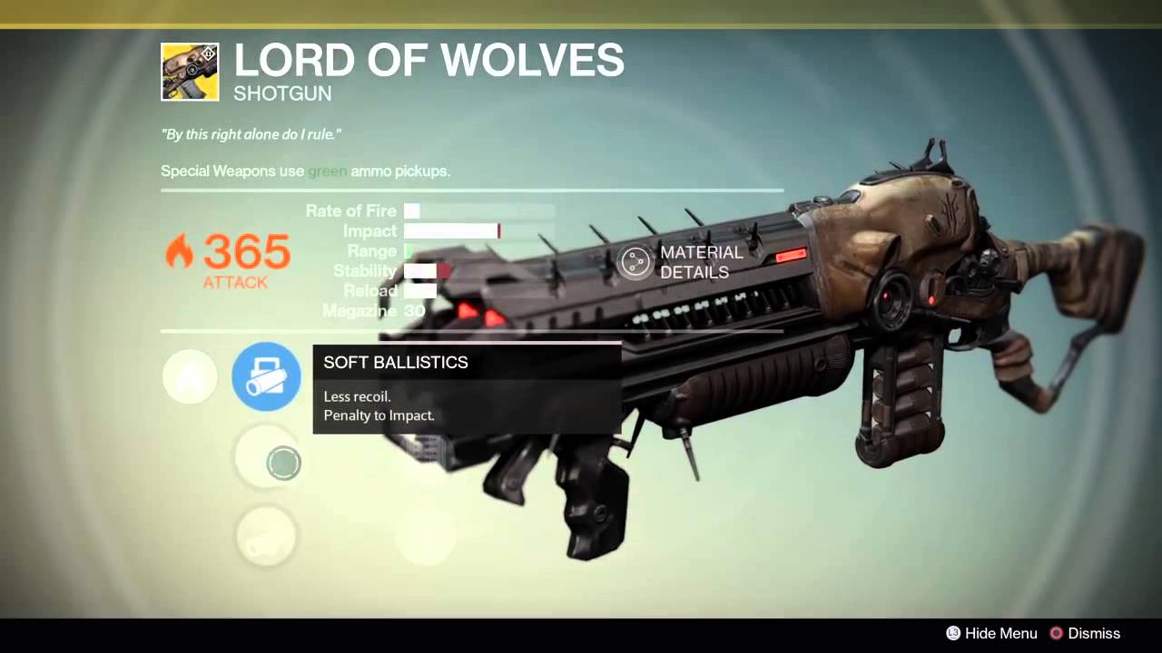 Destiny, New exotic bounty