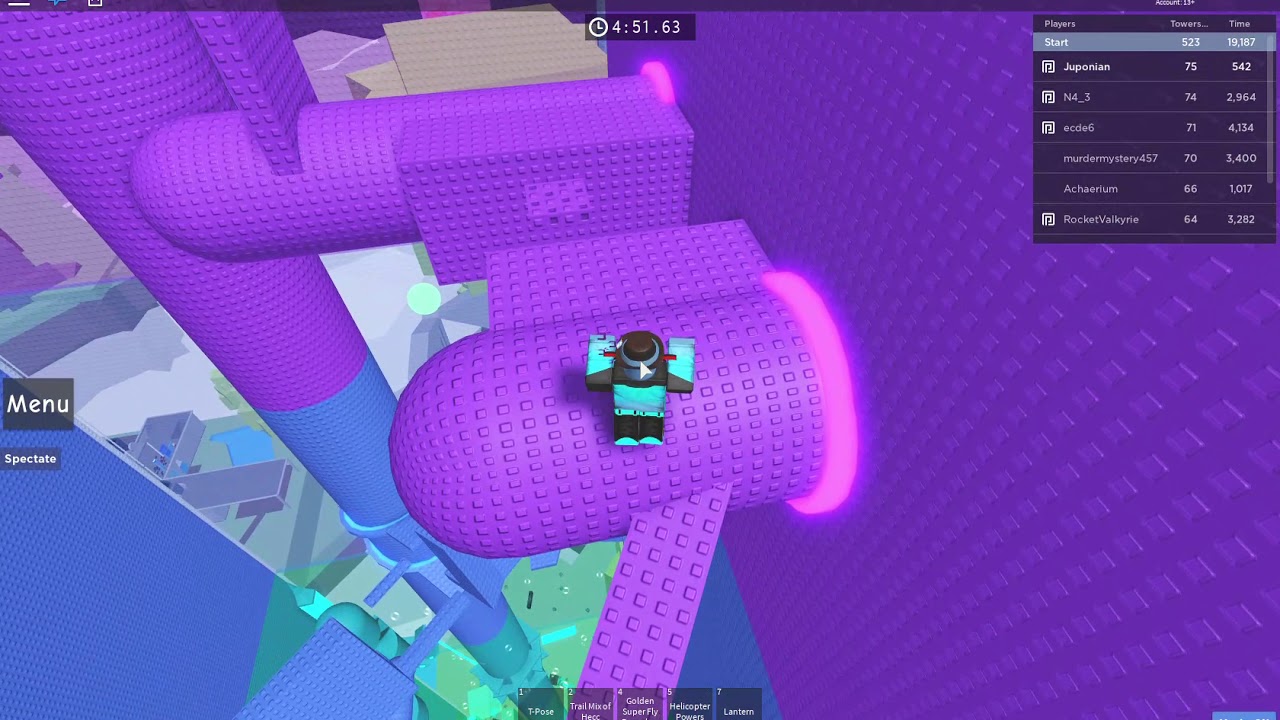 JToH Zone 3 Tower of Overestimating Difficulty