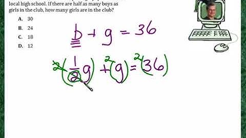 Praxis Application ALG139  Write an algebraic equation from an English statement