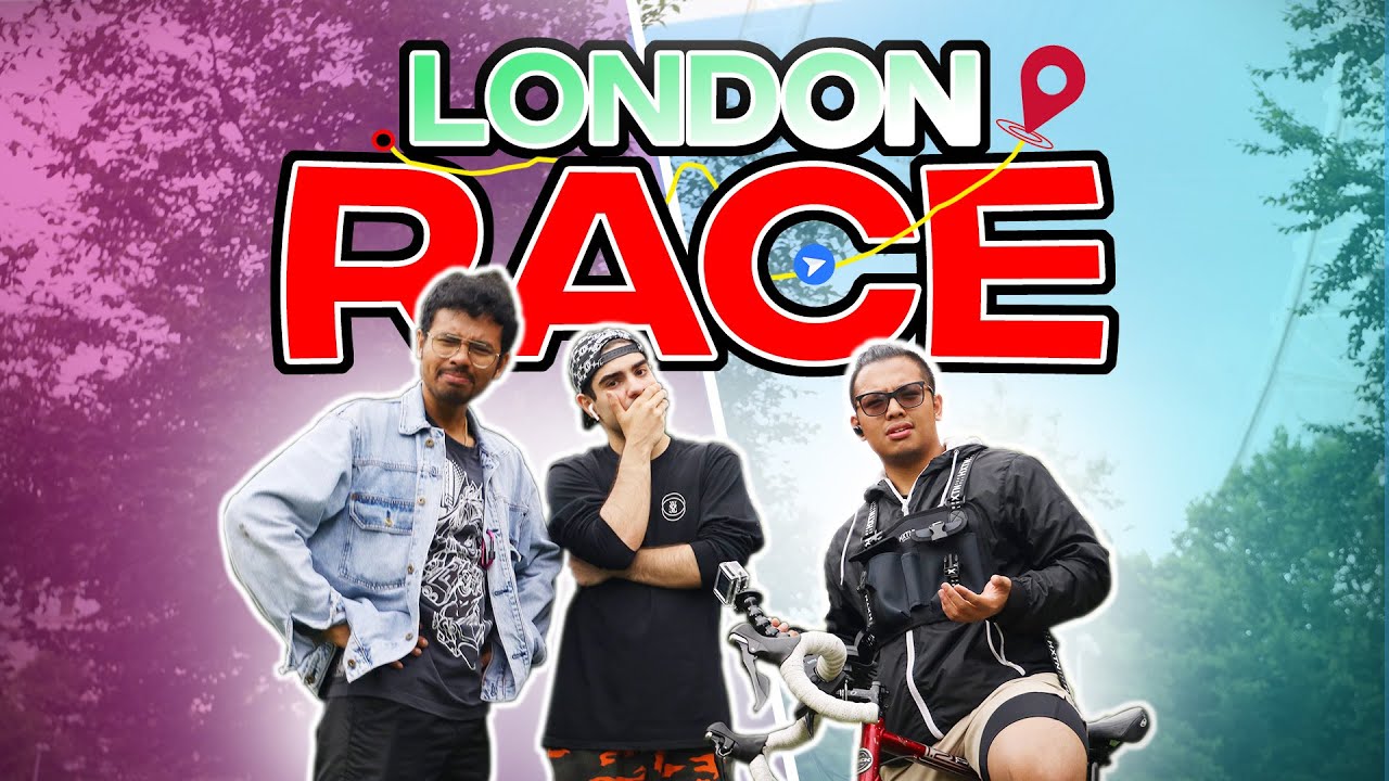 I raced my friends across London, Train VS Bike
