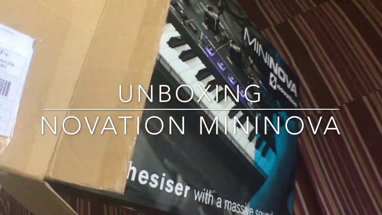 Unboxing Novation Mininova - YouTube