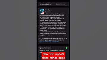 IOS 18.0.1 update fixes #apple #iphone #iphone13promax #foryou #update #ios18 #ios18.0.1