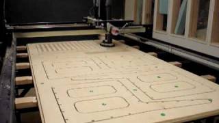 CNC plywood furniture timelapse SIUC