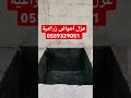 عزل الأحواض الزراعية لمنع تسرب المياة على المبنى مما تسبب في انتشار الملوحة على جدران وارضيه المبنى