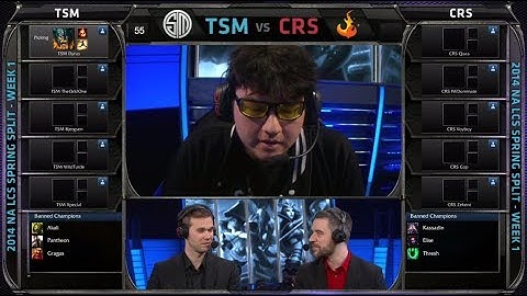 TSM vs Curse | 2014 NA LCS Spring split Season 4 W1D3 G4 | Curse vs TSM full game HD | TSM vs CRS