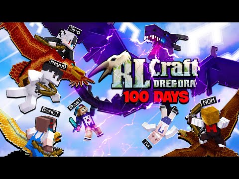 100 Days in RLCraft 🧑‍🌾 farming life w/ protector gang