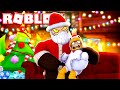 SCAPPIAMO DA BABBO NATALE CATTIVO SU ROBLOX!!