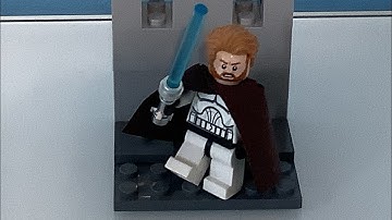 How to Make Obi-Wan Kenobi from the 2003 Animated Clone Wars Series | TheLEGOVerse Customs