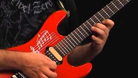 6 String Diminished Arpeggio Pattern - Sweep Picking Guitar Lesson