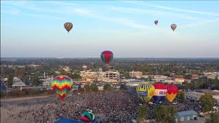 Clovisfest 2018 Aerial Balloon Launch  - Saturday