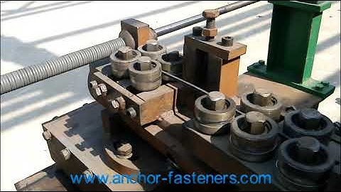 Flatten wire coil rolling up machine for forming Spring lock washer