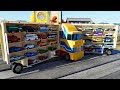 he big yellow truck looks for 36 minicars.