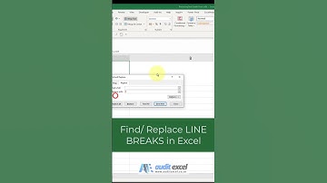 Remove line breaks from Excel