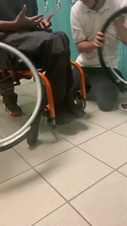 WHEELCHAIR PIT STOP #shorts #funny #hospital