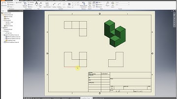Puzzle Cube-Work Drawing Green Puzzle Piece