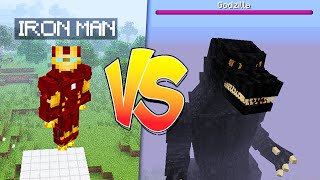 AKU JADI IRONMAN DAN LAWAN GODZILLA DI MINECRAFT!!!